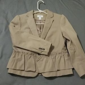 2 for 15$ Ann Taylor loft taupe 3/4 sleeve jacket